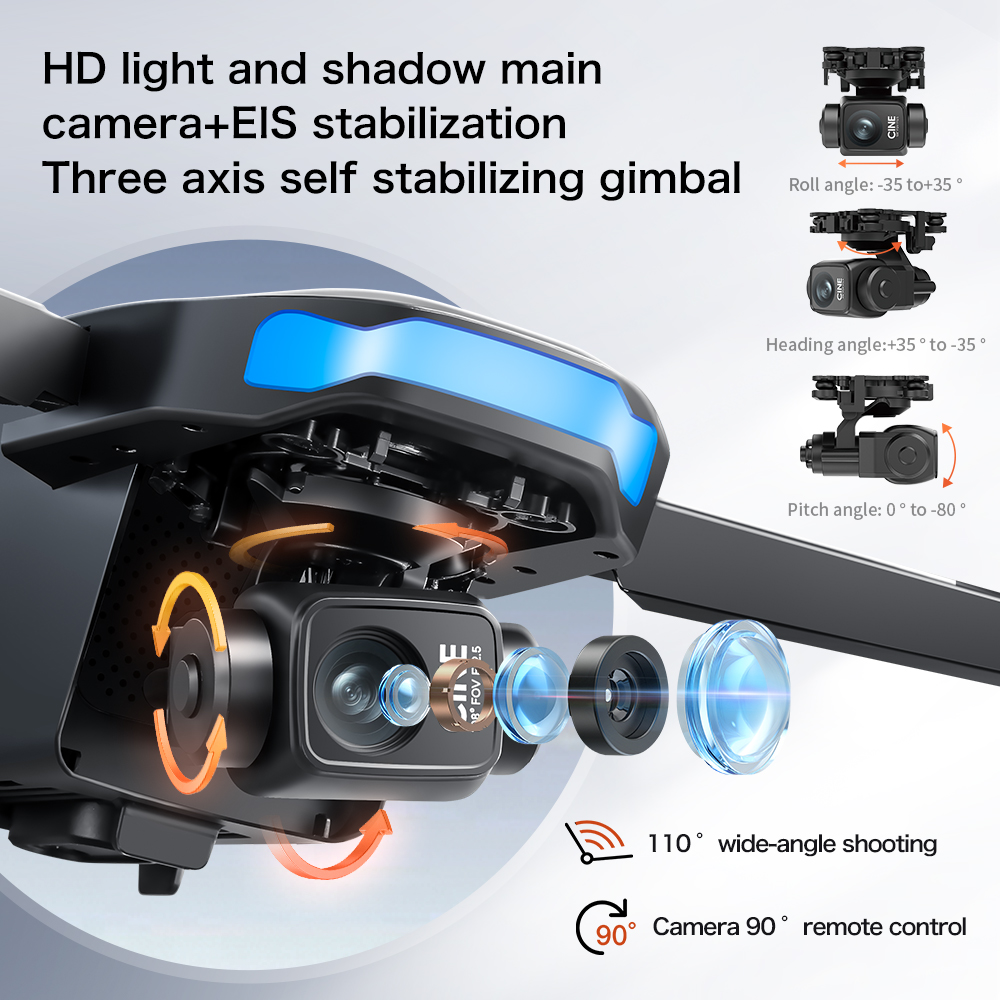 Nieuwe S-X1 MAX Drone GPS 8K P - Drone Camera Wide Angle recensie en prijs